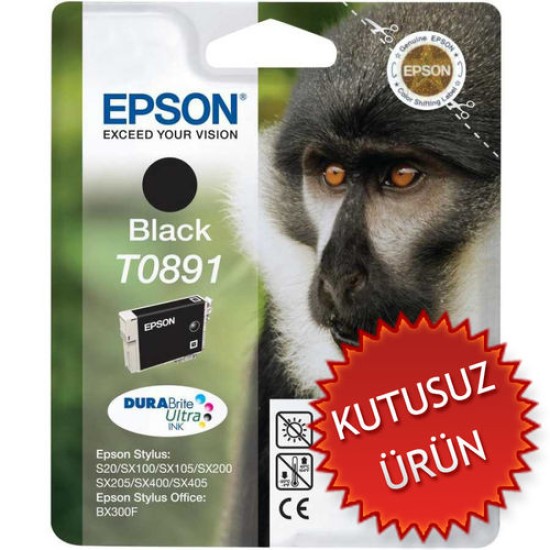 Epson C13T08914020 (T0891) Siyah Orjinal Kartuş - Stylus SX105 (U) (T11178)