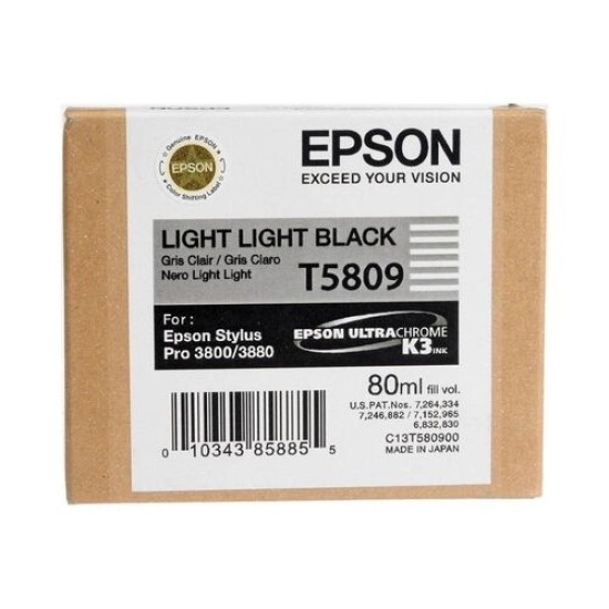 Epson C13T580900 (T5809) Duble Açık Siyah Orjinal Kartuş - Stylus Pro 3800 (T14926)