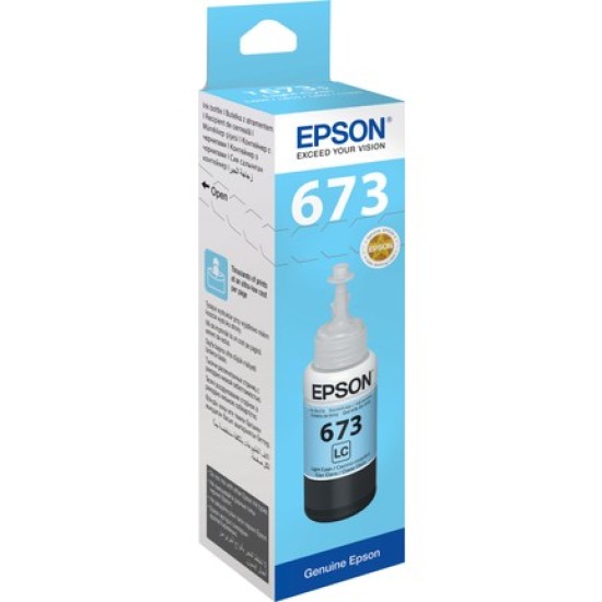 Epson C13T67354A (T6735) Açık Mavi Orjinal Mürekkep Kartuş (T10022)