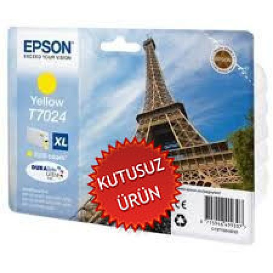 Epson C13T70244010 (T7024) Sarı XL Orjinal Kartuş - WP-4015DN (U) (T8612)