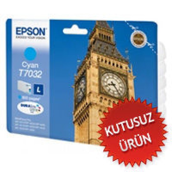 Epson C13T70324010 (T7032) Mavi Orjinal Kartuş - WP-4015DN (U) (T7614)