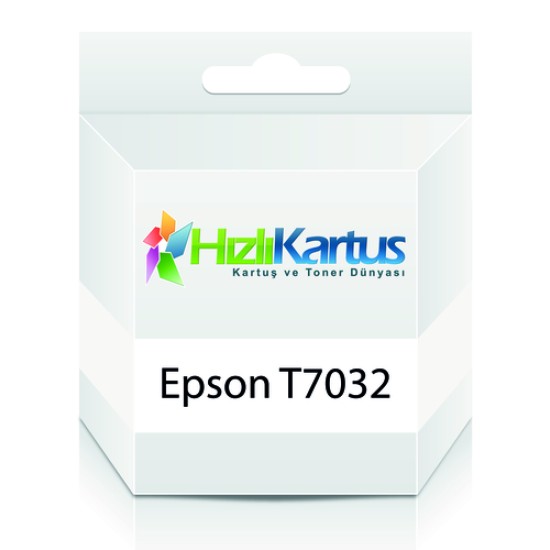 Epson C13T70324010 (T7032) Mavi Muadil Kartuş - WP-4015DN (T10764)