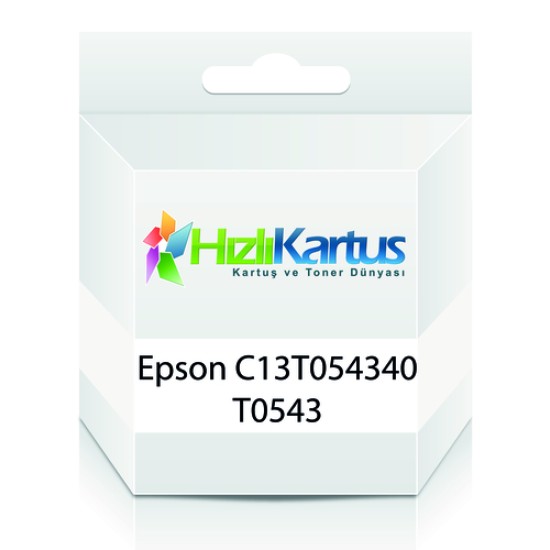 Epson C13T05434020 (T0543) Kırmızı Muadil Kartuş - Stylus Photo R800 (T8630)