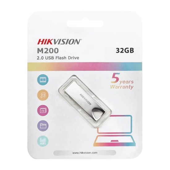 Hikvision HS-USB-M200/32G USB2.0 32GB Metal Flash Bellek