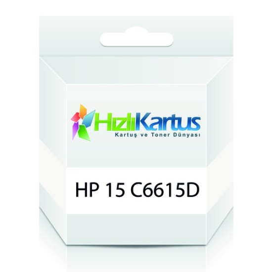 HP C6615D (15) Siyah Muadil Kartuş (T10625)