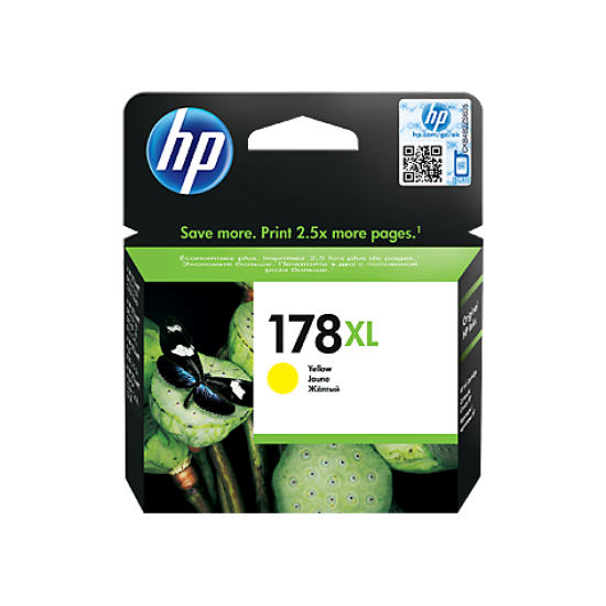 HP CB325HE (178XL) Sarı Orjinal Kartuş - Photosmart 5510 / 5515 (T12467)