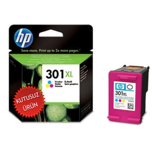 HP CH564E (301XL) Renkli Orjinal Kartuş - Deskjet 1000 (U) (T8370)