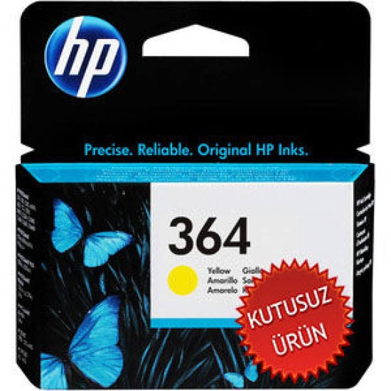 HP CB320EE (364) Sarı Orjinal Kartuş - C5380 / C6380 (U) (T8644)