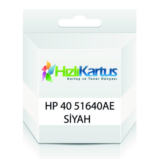 HP 51640AE (40) Siyah Muadil Kartuş - Deskjet 1200c (T10602)