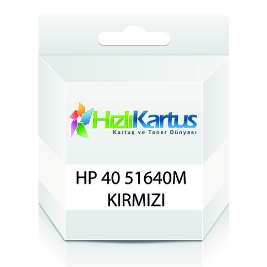 HP 51640M (40) Kırmızı Muadil Kartuş - Deskjet 1200c (T10302)