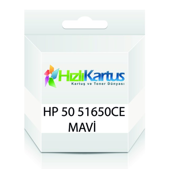 HP 51650CE (50) Mavi Muadil Kartuş - DesignJet 650C (T10294)