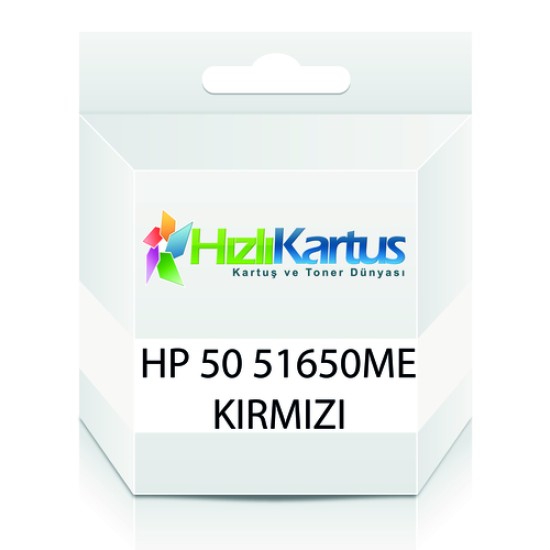 HP 51650ME (50) Kırmızı Muadil Kartuş - DesignJet 650C (T10300)