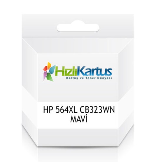 HP CB323WN (564XL) Mavi Muadil Kartuş - DeskJet 3070A (T10613)