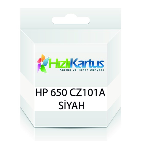 HP CZ101A (650) Siyah Muadil Kartuş - Deskjet 2510 (T10622)