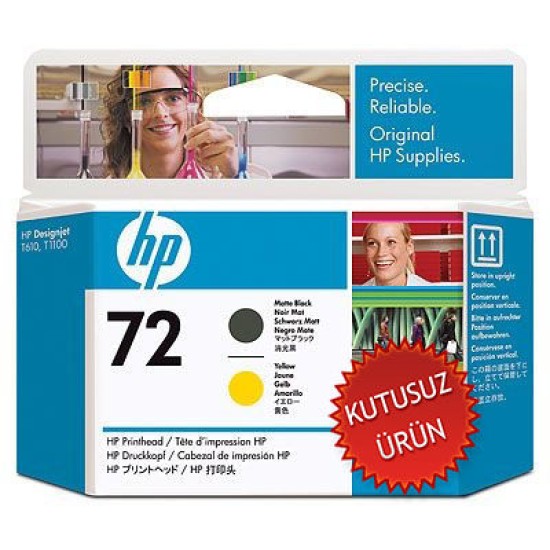 HP C9384A (72) Sarı-Siyah Orjinal Kafa Kartuşu - DesignJet T610 (U) (T8707)