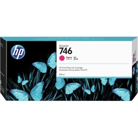 HP P2V78A (746) Kırmızı Orjinal Kartuş - DesignJet Z6 / Z9+dr (T12473)