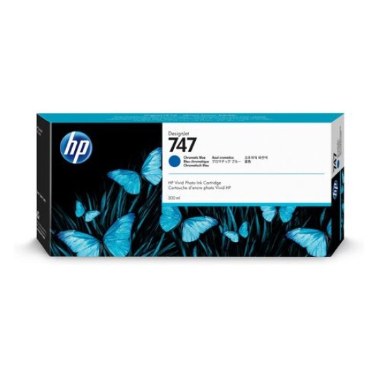 HP P2V85A (747) Kromatik Mavi Orjinal Kartuş - Designjet Z9 / Designjet Z9+ (T12928)