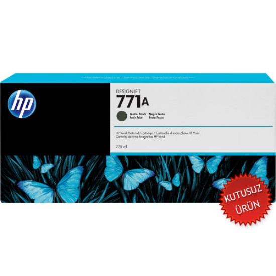 HP B6Y15A (771A) Mat Siyah Orjinal Kartuş - DesignJet Z6200 (U) (T8012)