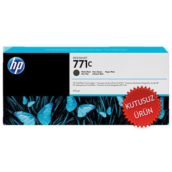 HP B6Y07A (771C) Mat Siyah Plotter Kartuşu - DesignJet Z6200 (U) (T8715)