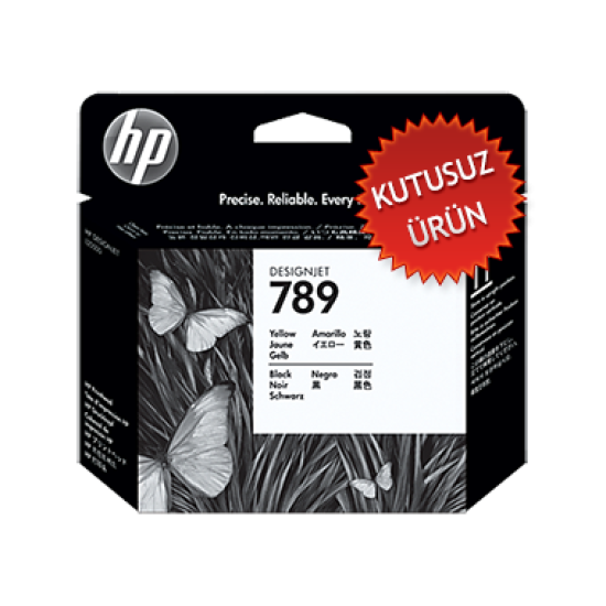 HP CH612A (789) Sarı-Siyah Orjinal Baskı Kafası - L25500 (U) (T9593)