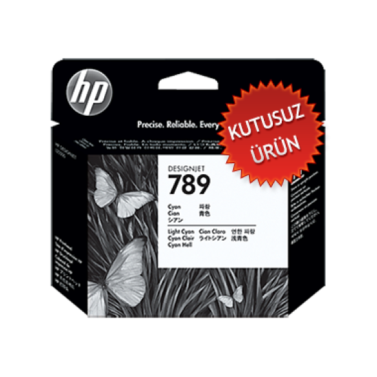 HP CH613A (789) Mavi-Açık Mavi Orjinal Baskı Kafası - L25500 (U) (T9594)