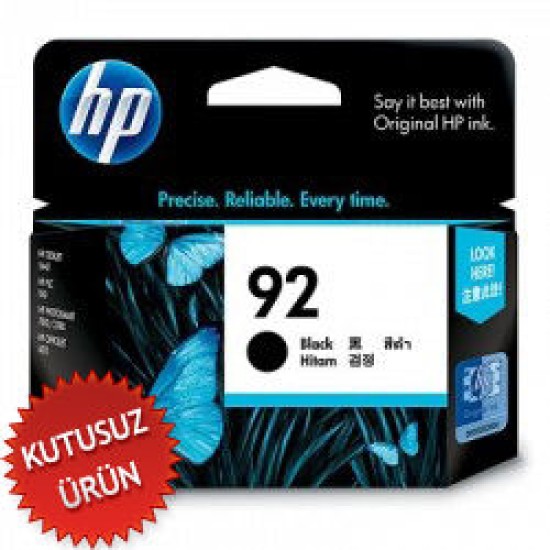 HP C9362WA (92) Siyah Orjinal Kartuş - Deskjet 5440 (U) (T10578)