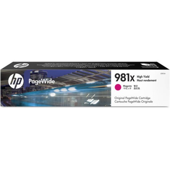 HP L0R10A (981X) Kırmızı Orjinal Kartuş Yüksek Kapasite - PageWide 556dn / MFP586z (T13093)