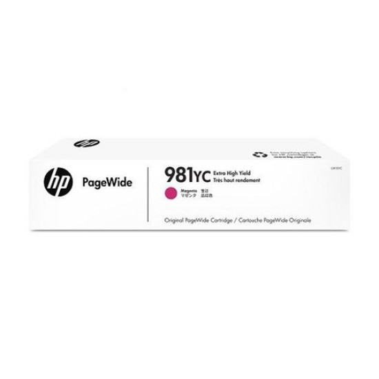 HP L0R18YC (981YC) Kırmızı Orjinal Kartuş Ekstra Yüksek Kapasite - PageWide 556dn / MFP 586z (T13097)