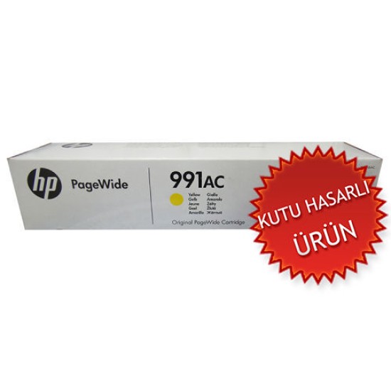 HP X4D16AC (991AC) Sarı Orjinal Kartuş (C) (T16620)