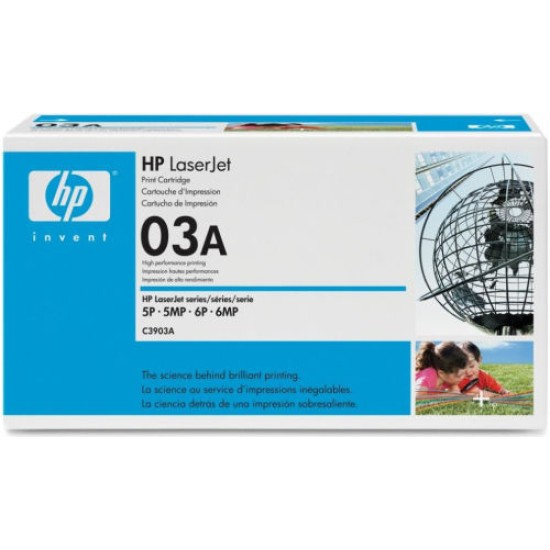 HP C3903A (03A) Siyah Orjinal Toner (B) (T7946)