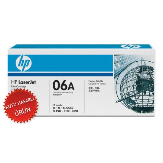 HP C3906A (06A) Siyah Orjinal Toner (C) (T8426)