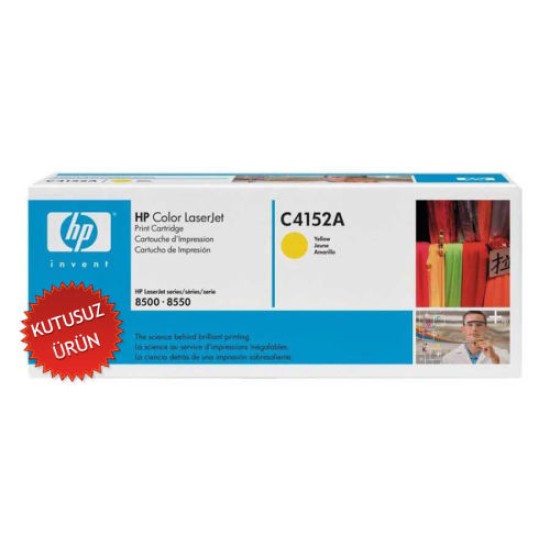 HP C4152A Sarı Orjinal Toner - LaserJet 8500 (U) (T10932)