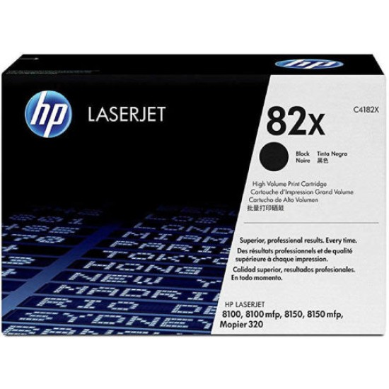 HP C4182X (82X) Siyah Orjinal Toner - Laserjet 8100 / 8150 (T9650)