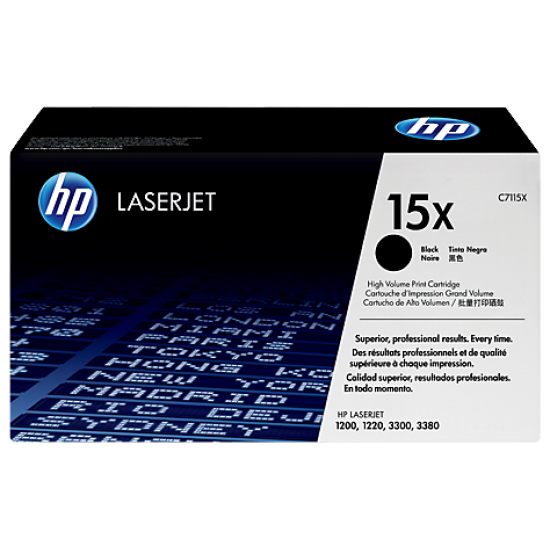 HP C7115X (15X) Siyah Orjinal Toner - Laserjet 1200 / 1220 (T9360)