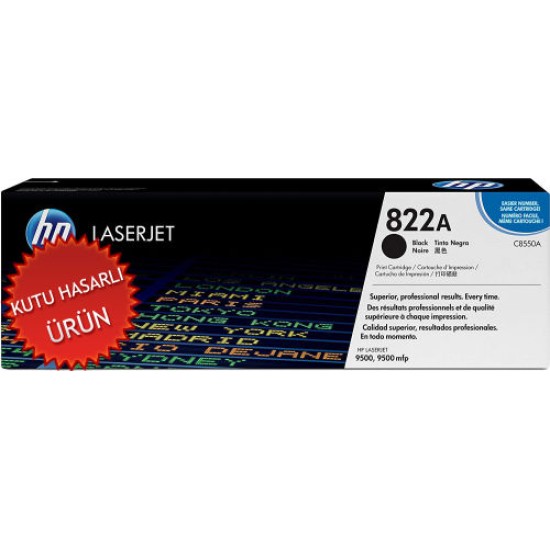 HP C8550A (822A) Siyah Orjinal Toner - Laserjet 9500 (C) (T8554)