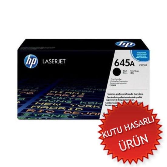 HP C9730A (645A) Siyah Orjinal Toner - Laserjet 5500 / 5550dn (C) (T9208)