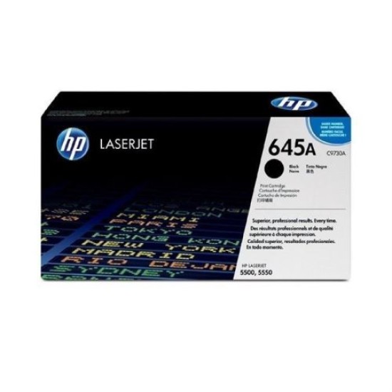 HP C9730A (645A) Siyah Orjinal Toner - Laserjet 5500 / 5550dn (T9207)