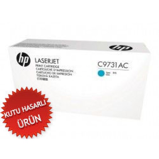 HP C9731AC (645A) Mavi Orjinal Toner - Laserjet 5500 / 5550dn (C) (T10090)