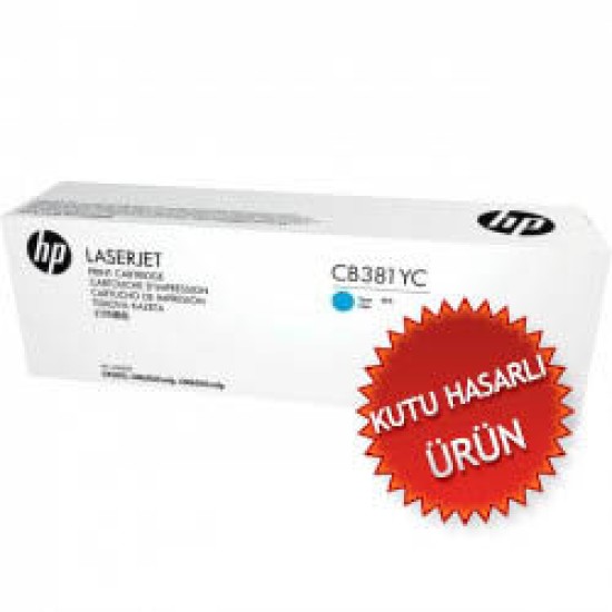 HP CB381YC (824A) Mavi Orjinal Toner - Laserjet CP6015 (C) (T9988)