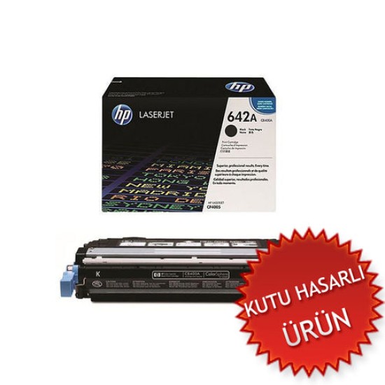 HP CB400A (642A) Siyah Orjinal Toner - LaserJet CP4005n (C) (T11228)