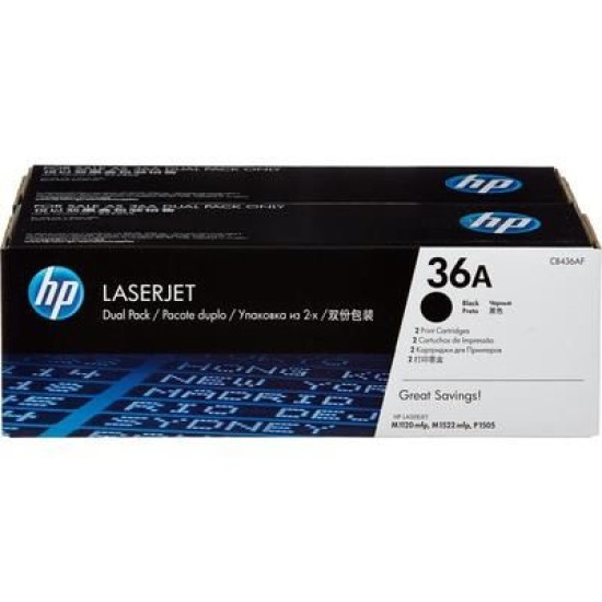 HP CB436AF (36A) Orjinal Toner 2li Paket - M1120 / M1522 (T9035)