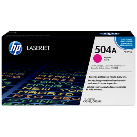 HP CE253A (504A) Kırmızı Orjinal Toner - CP3525 / CM3530 (T9997)