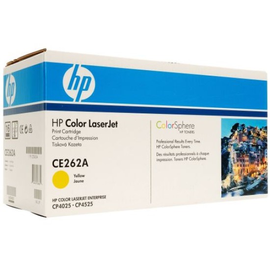 HP CE262A (648A) Sarı Orjinal Toner - CP4525dn / CP4525n (B) (T9213)