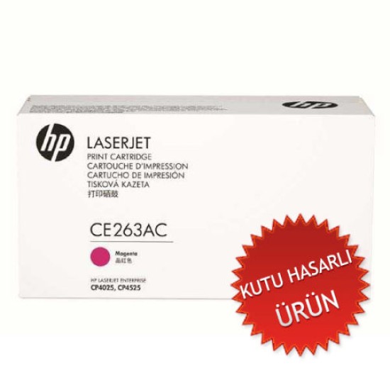 HP CE263AC (648A) Kırmızı Orjinal Toner - CP4525dn / CP4525n (C) (T10168)