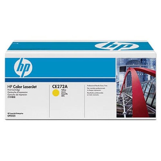 HP CE272A (650A) Sarı Orjinal Toner - CP5525dn (B) (T12418)