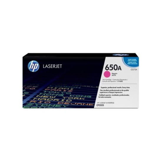 HP CE273A (650A) Kırmızı Orjinal Toner - CP5525dn (T9210)