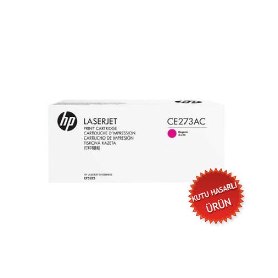 HP CE273AC (650A) Kırmızı Orjinal Toner - CP5525dn (C) (T15445)