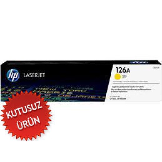 HP CE312A (126A) Sarı Orjinal Toner - LaserJet CP1025 (U) (T10195)