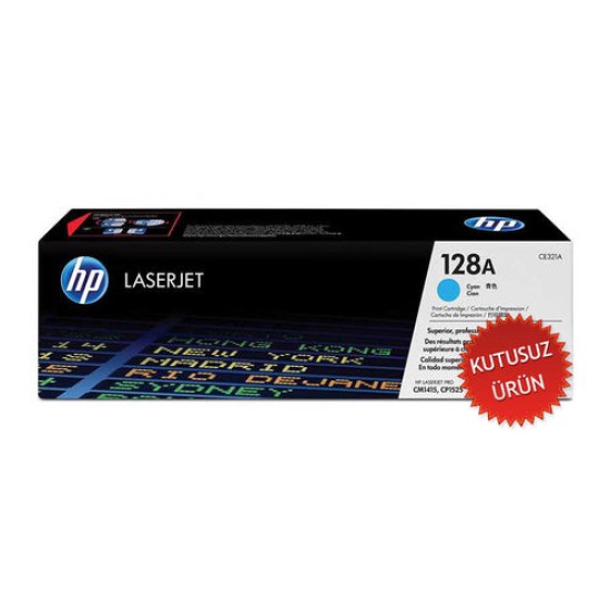 HP CE321A (128A) Mavi Orjinal Toner - CP1525 / CM1415 (U) (T10206)