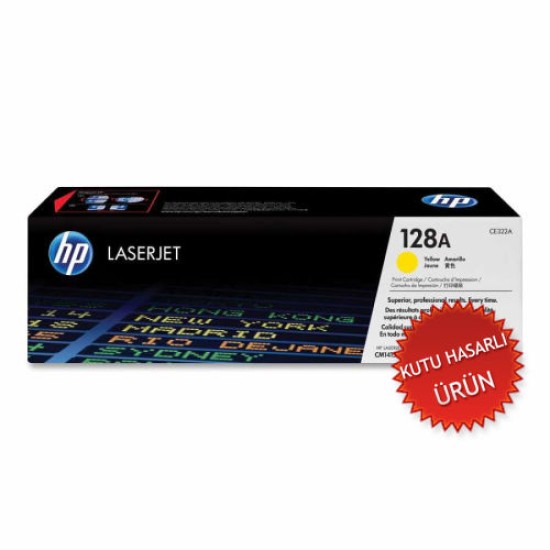 HP CE322A (128A) Sarı Orjinal Toner - CP1525 / CM1415 (C) (T10315)